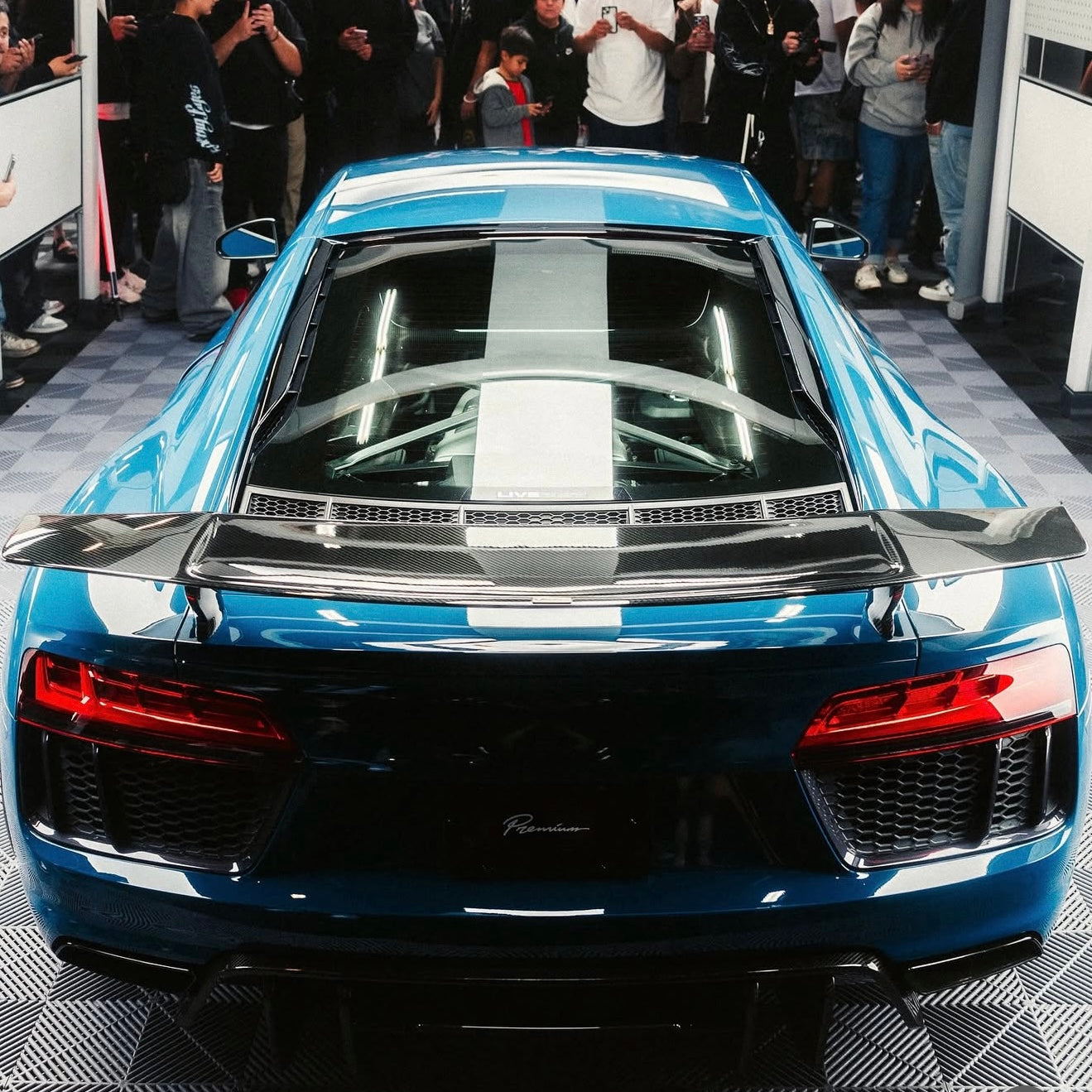 Audi R8 Gen2 Carbon Fiber Rear Wing