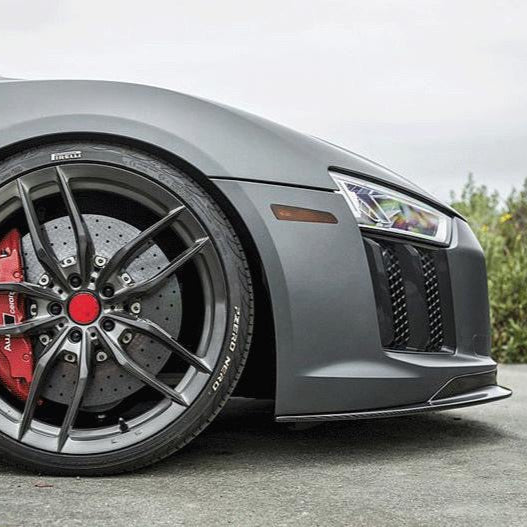 Audi R8 Carbon Fiber Front Lip V Style