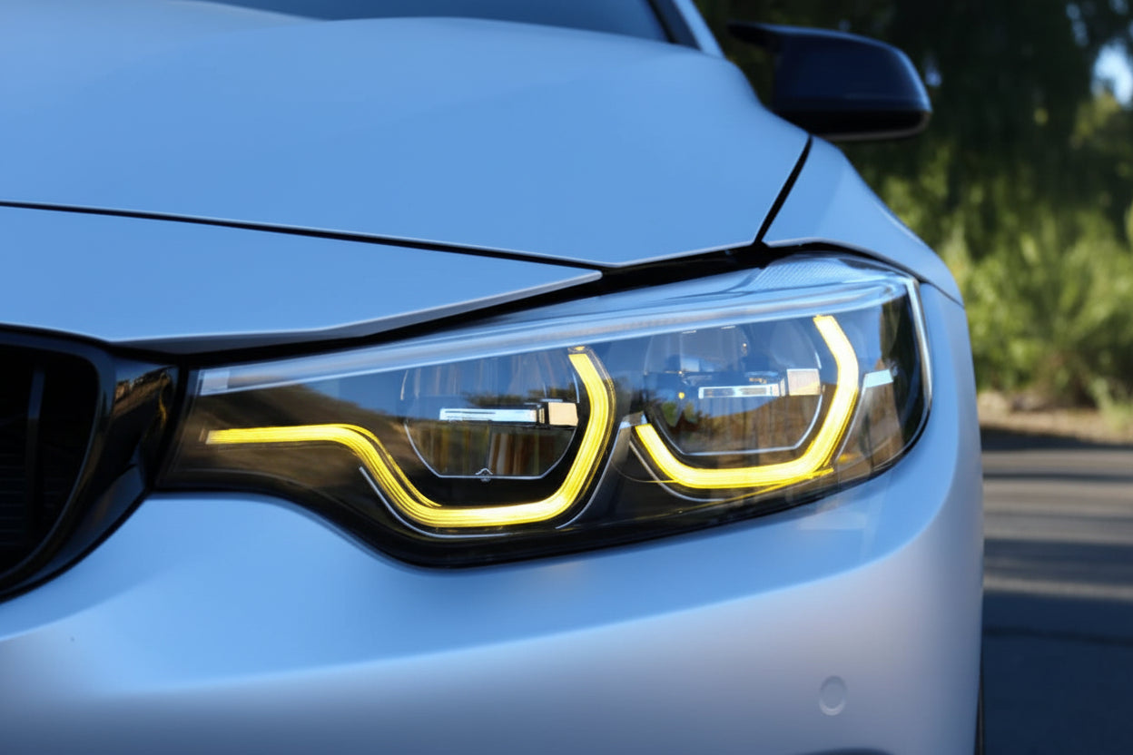 IKON Style LCI2 LED Color Switching Headlights V2 F80 M3, F82 M4, F32 4 Series