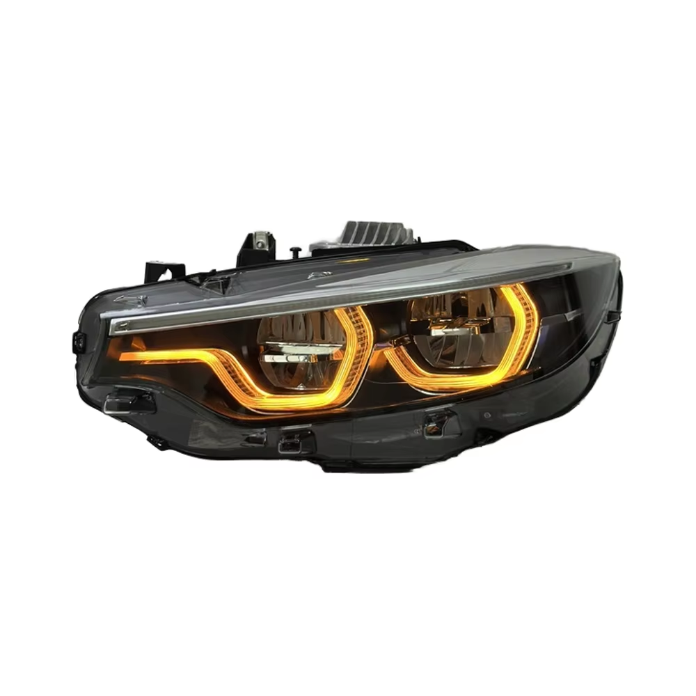 BMW F32 Triple DRL Headlights (Amber V2)