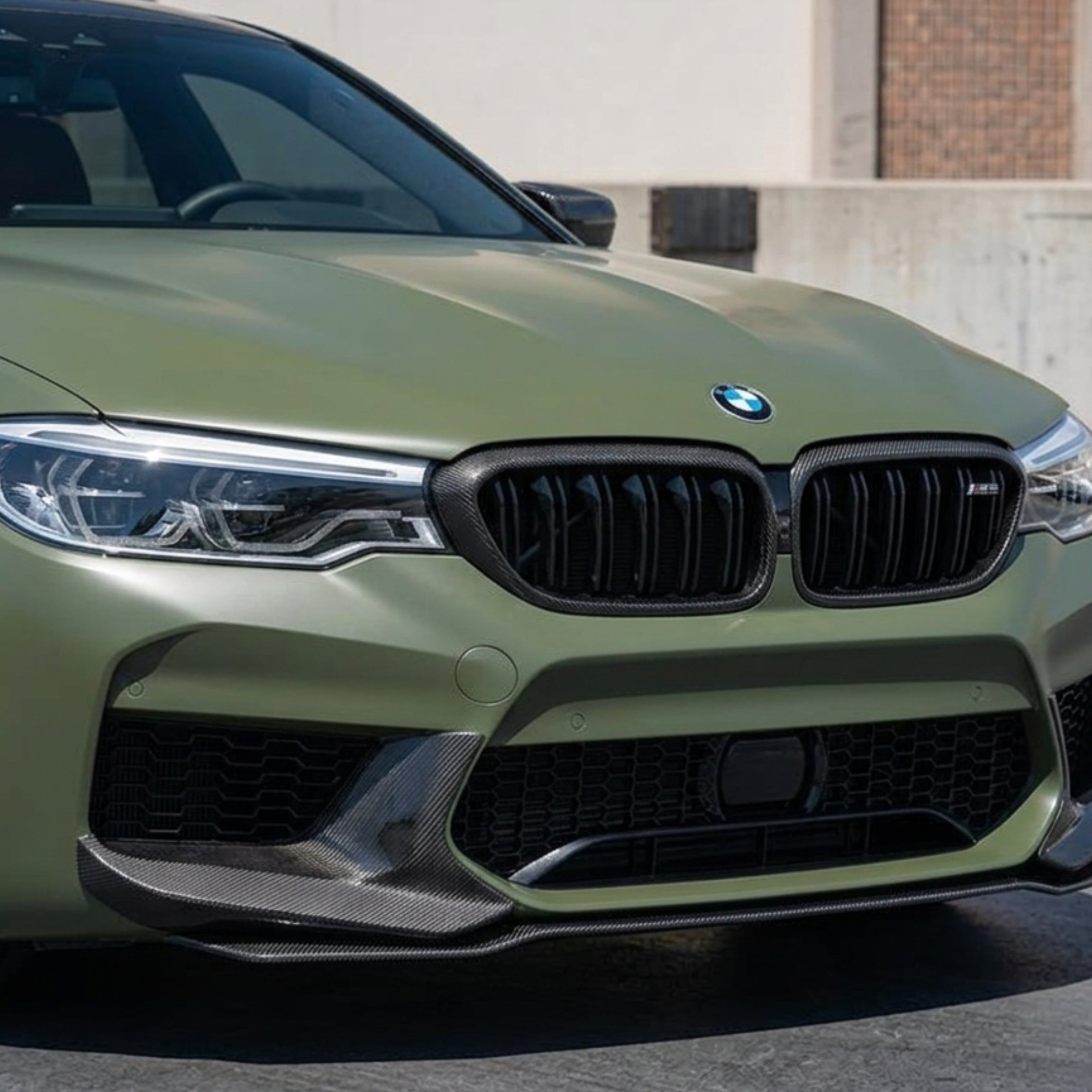 Real Carbon Fiber Kidney Grill Insert Trim Covers – BMW F90 M5 Pre-LCI