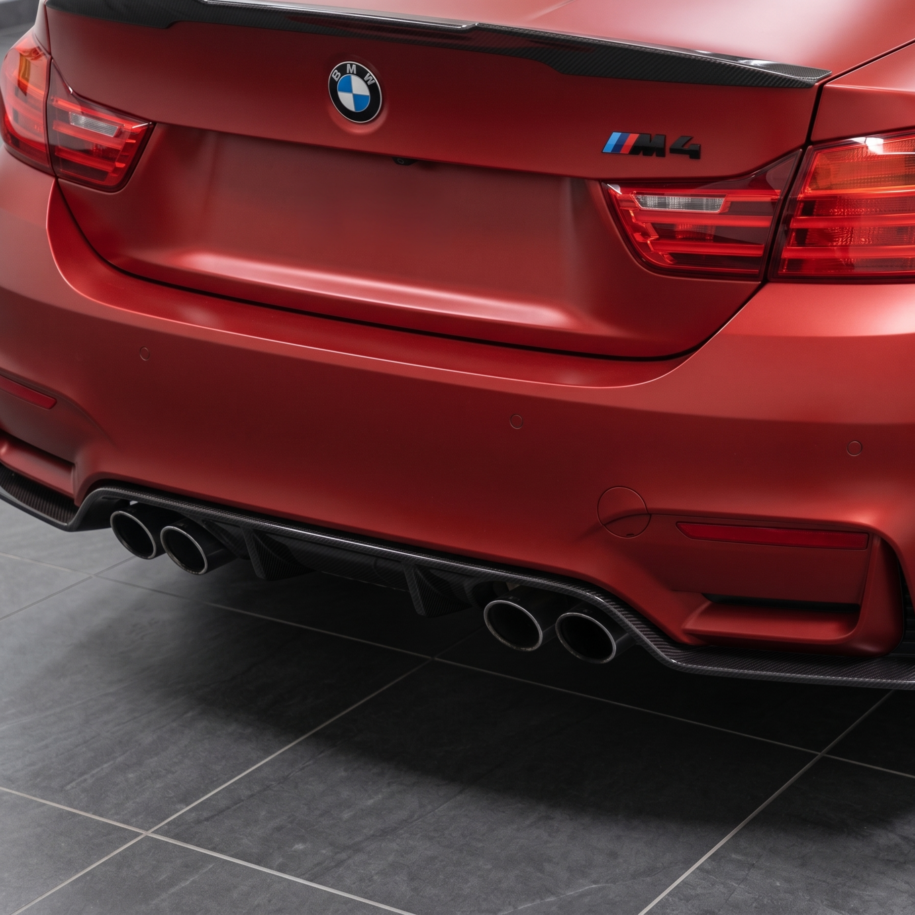 BMW F8X M3/M4 3D Carbon Fiber Rear Diffuser