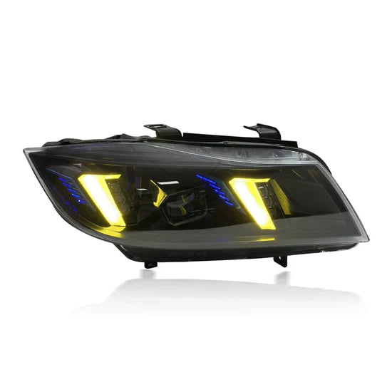 Snake Eyes Style LED Yellow/White Color Switching Headlights - E90 3 Series