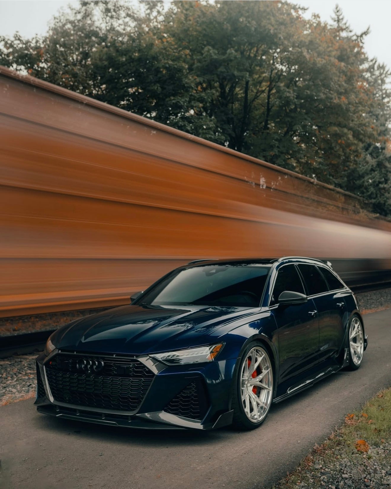 Audi RS6/RS7 C8 LAB Style Dry Carbon Front Lip