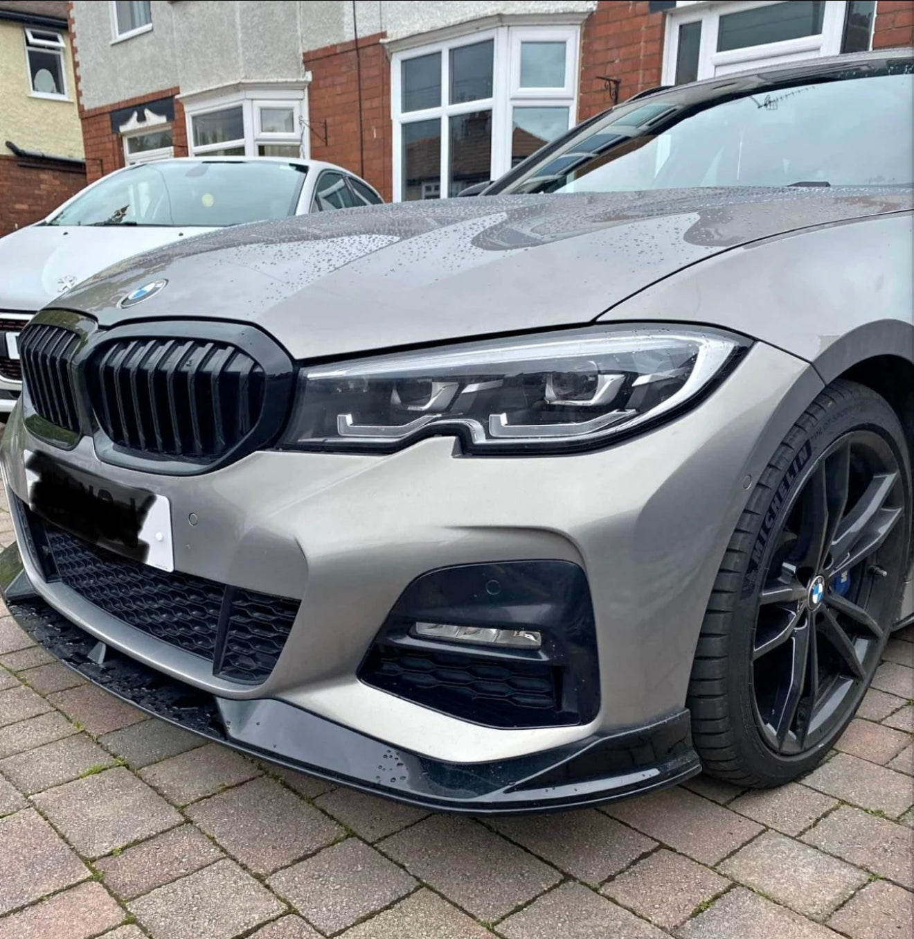 G20 3-Series Pre-LCI Gloss Black Front Lip 2019-2022