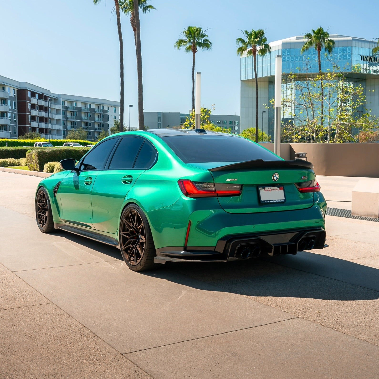 G8X M3 M4 AZ Carbon Fiber Rear Diffuser w/ Sides