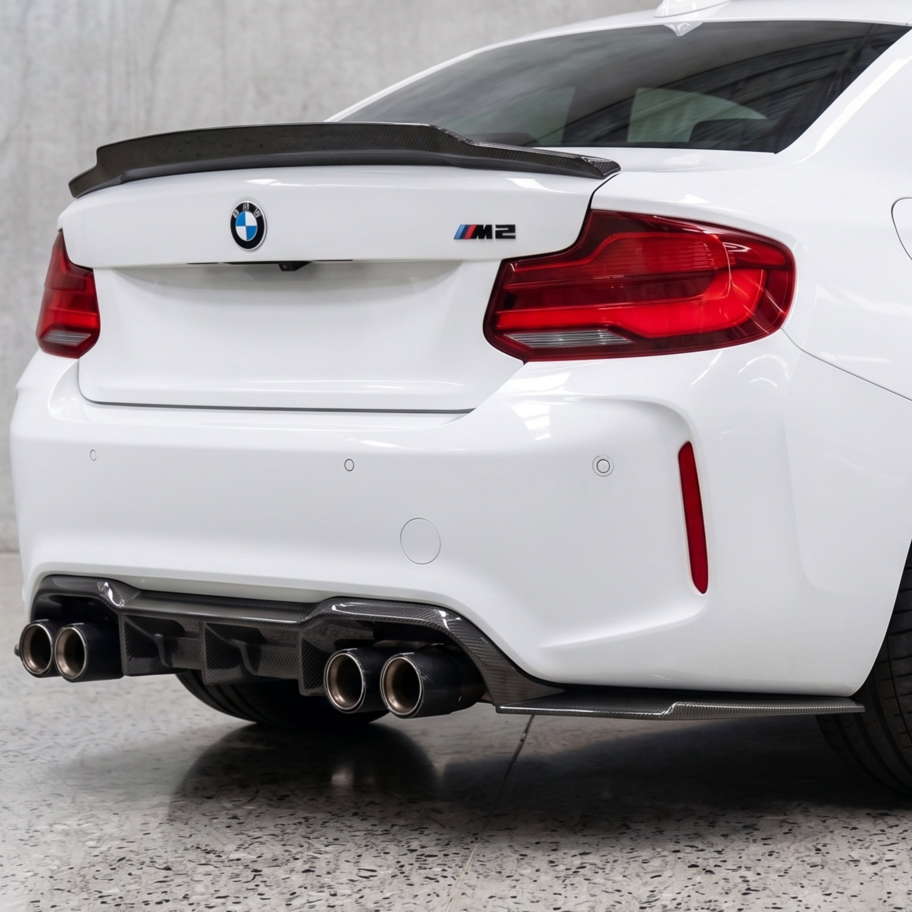 Carbon Fiber MTC-Style 3-Piece Rear Diffuser – BMW F87 M2