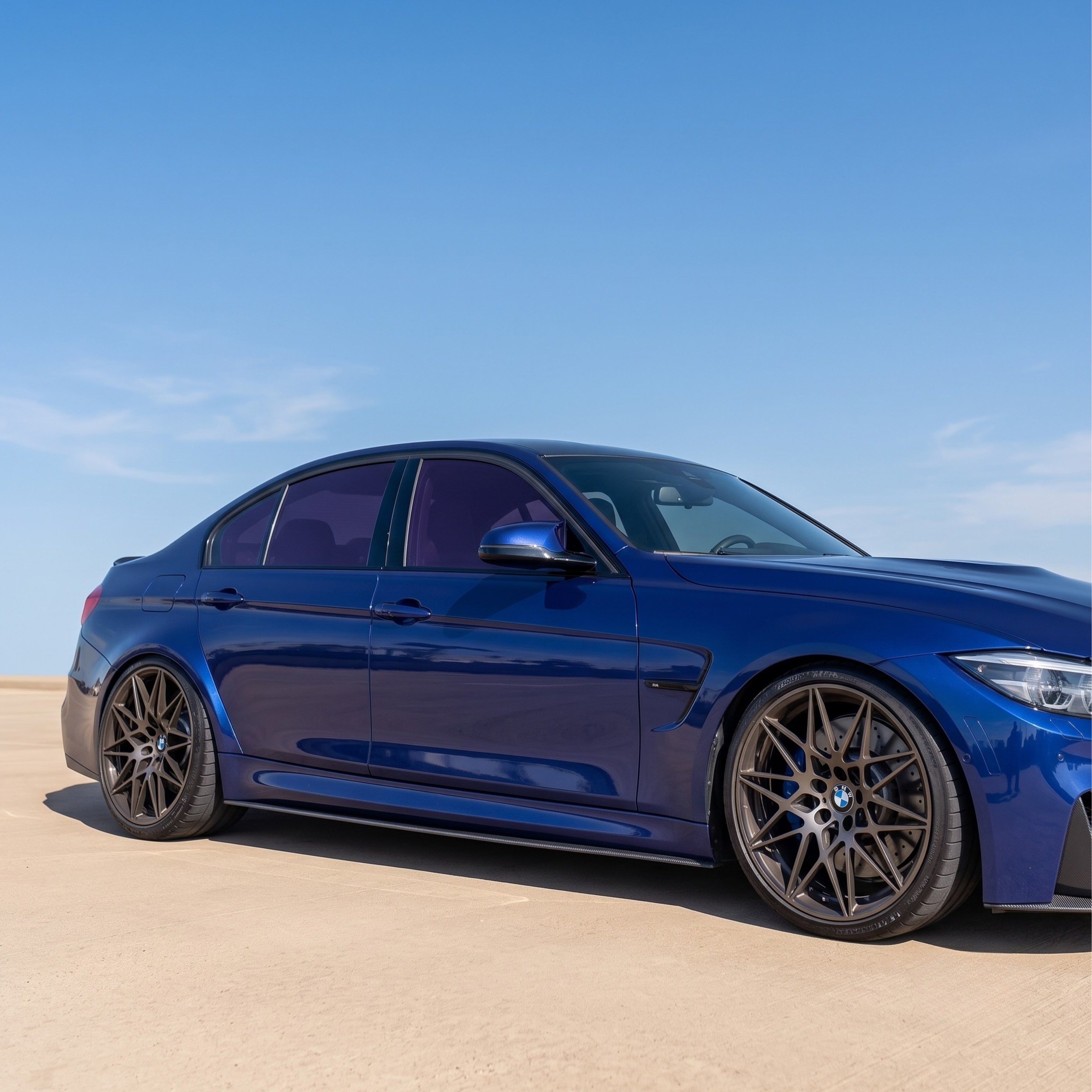 F8X Carbon Fiber Performance Side Skirts Extension