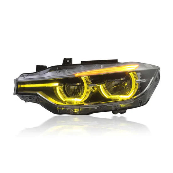 LCI Style LED Color Switching Headlights F30 3 Series, F31 3 Series