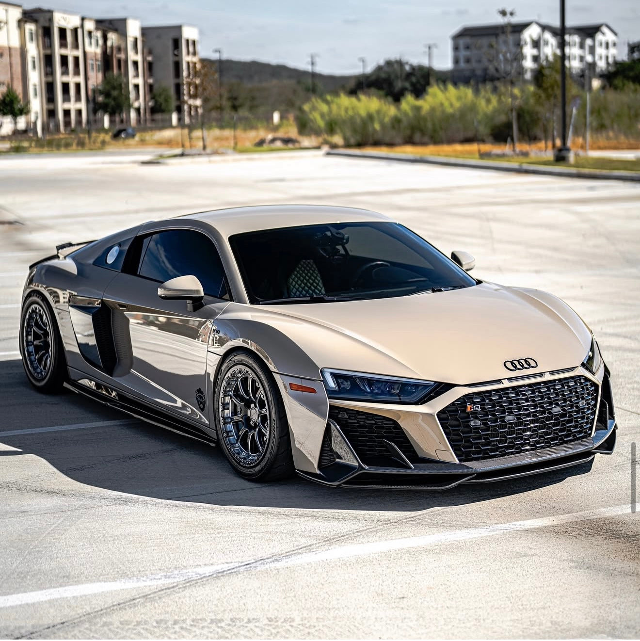 Audi R8 Carbon Fiber Front Lip Type 2 (2020-2023)
