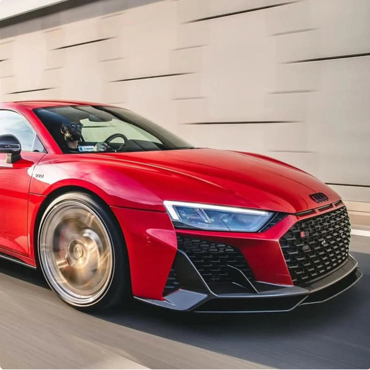 Audi R8 Carbon Fiber Front Lip Type 2 (2020-2023)