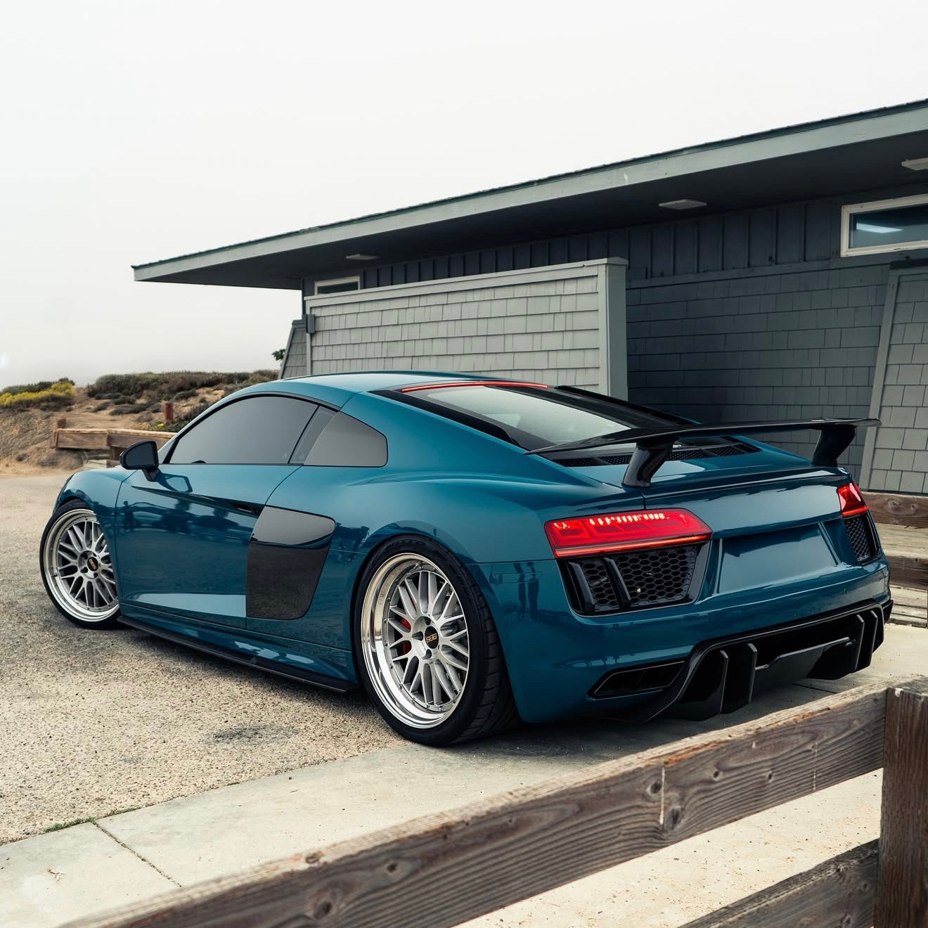 Audi R8 Gen2 Carbon Fiber Rear Wing