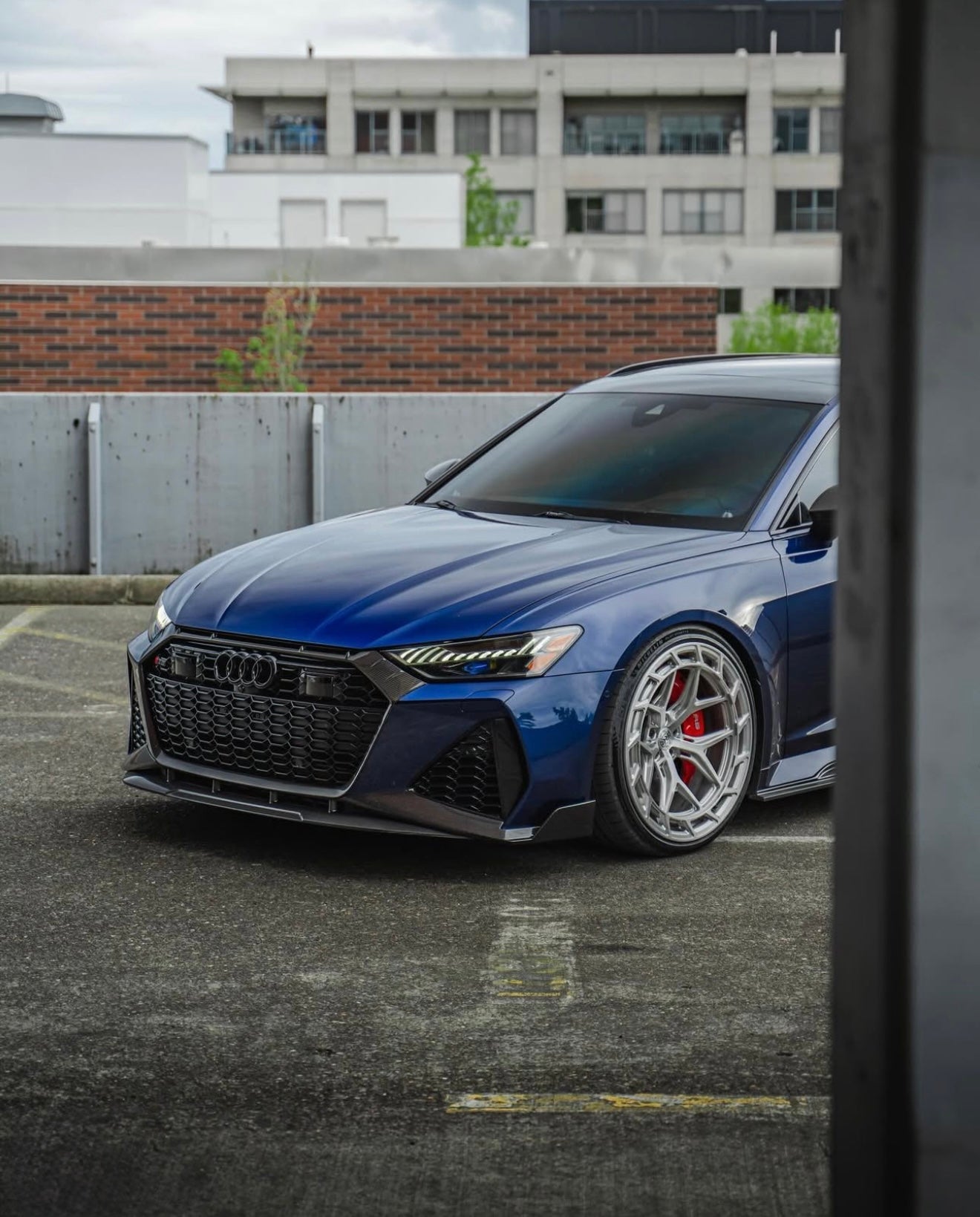 Audi RS6/RS7 C8 LAB Style Dry Carbon Front Lip