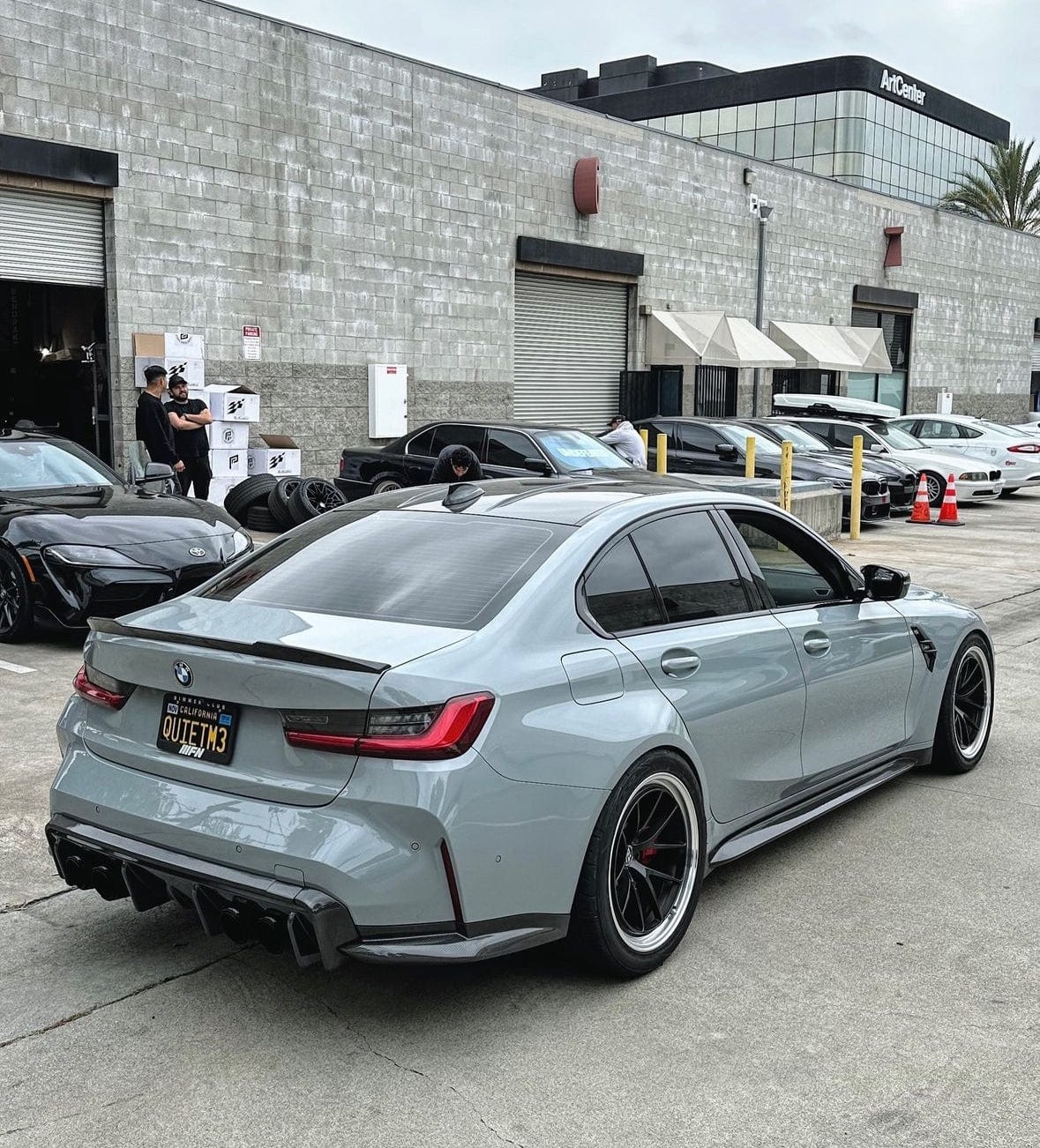 G80 M3 G82 M4 3D Style Carbon Fiber Rear Diffuser