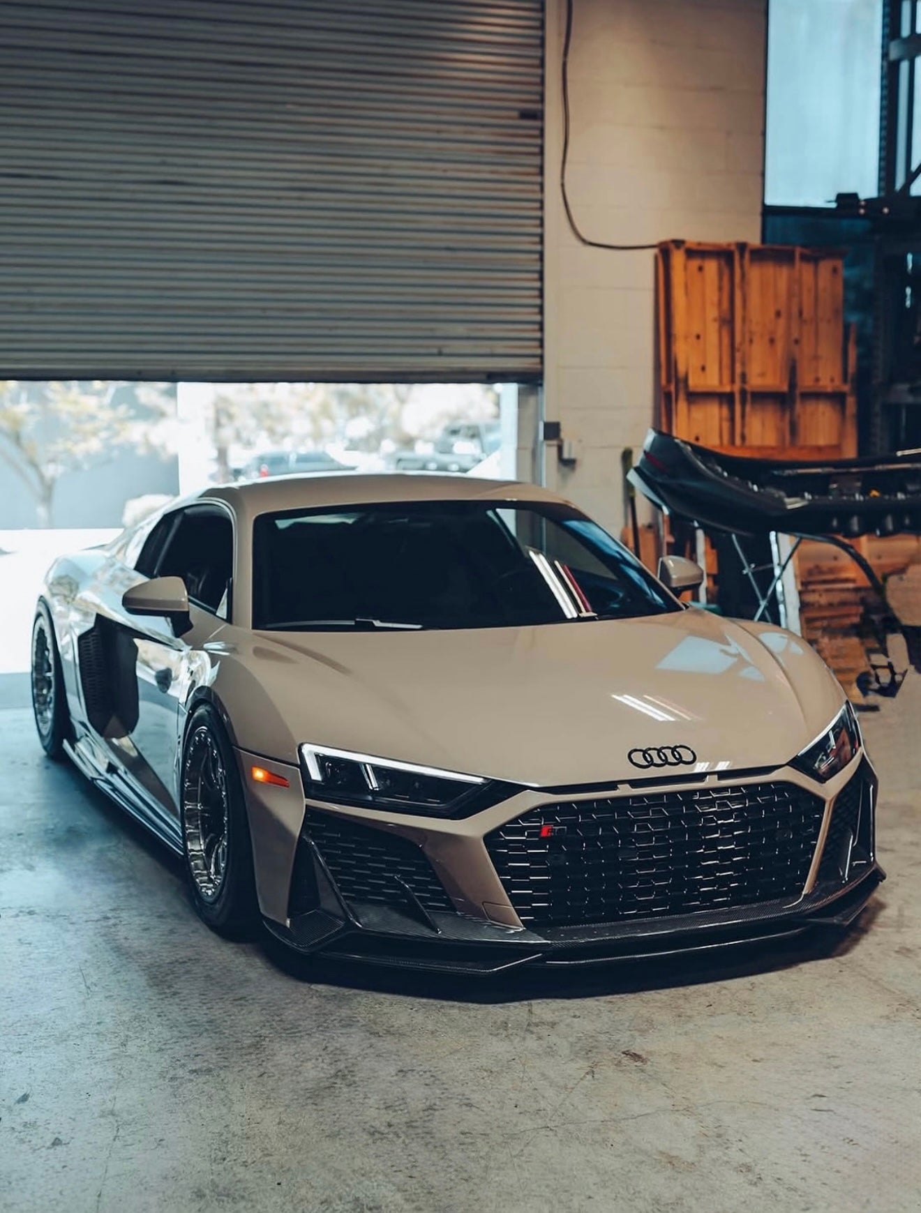 Audi R8 Carbon Fiber Front Lip Type 2 (2020-2023)