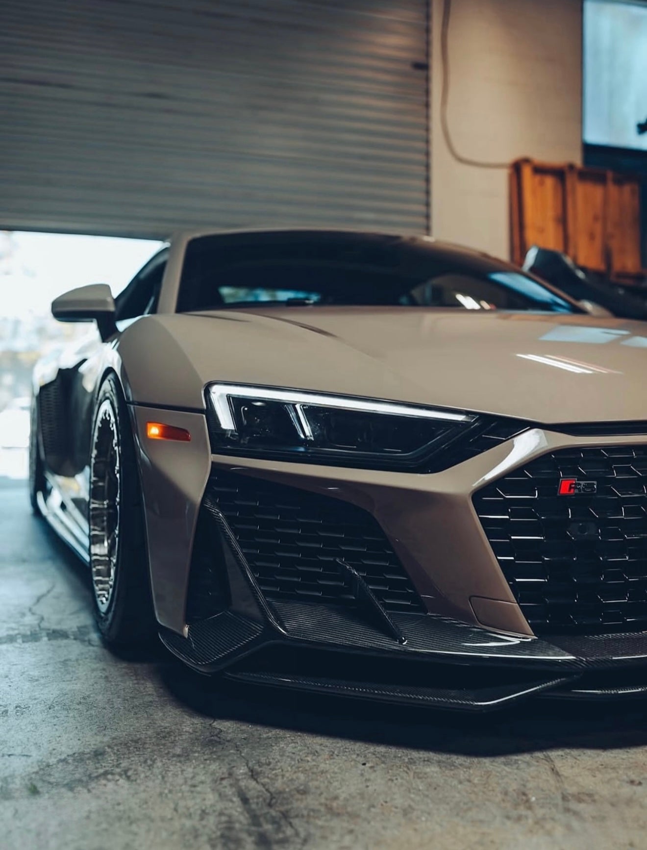 Audi R8 Carbon Fiber Front Lip Type 2 (2020-2023)
