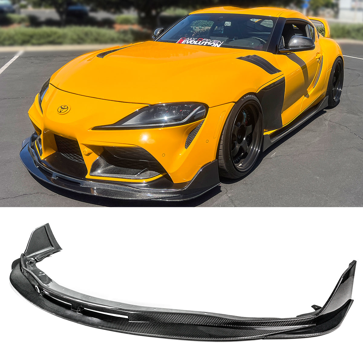 Supra HKS Style Carbon Front Lip