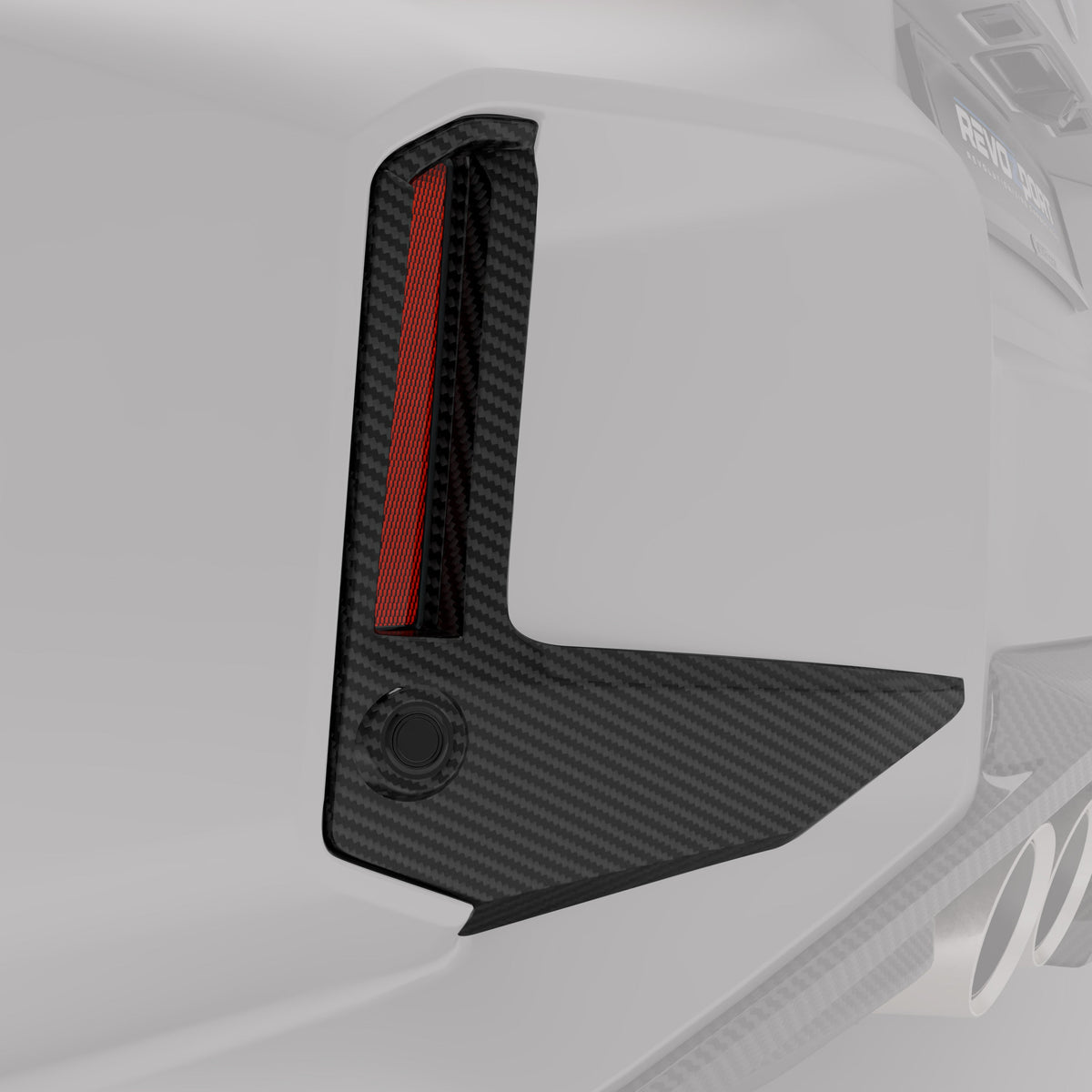RevoZport BMW M2 G87 Carbon Fiber Rear Canards