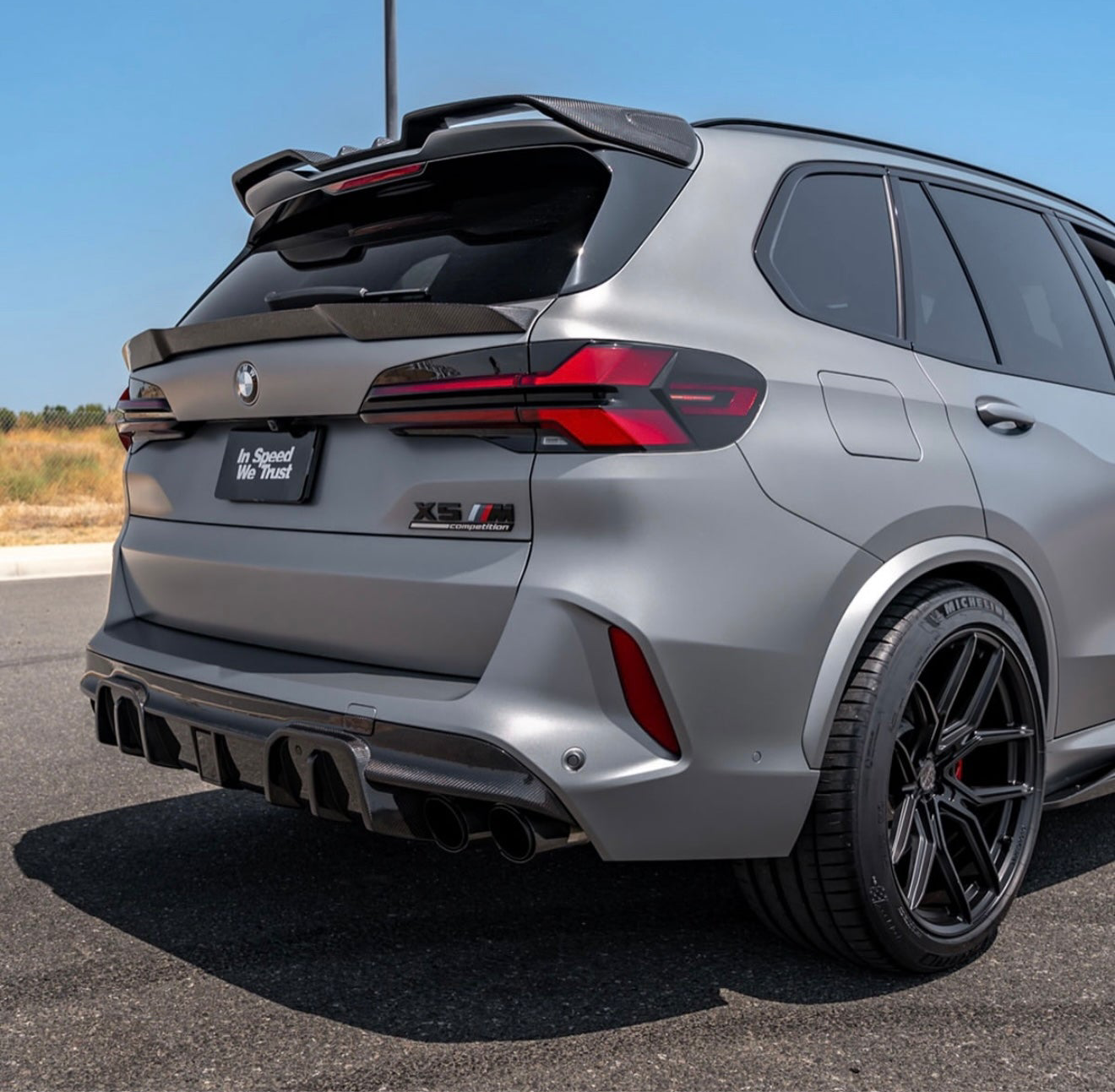 BMW F95 X5M Middle Trunk Spoiler