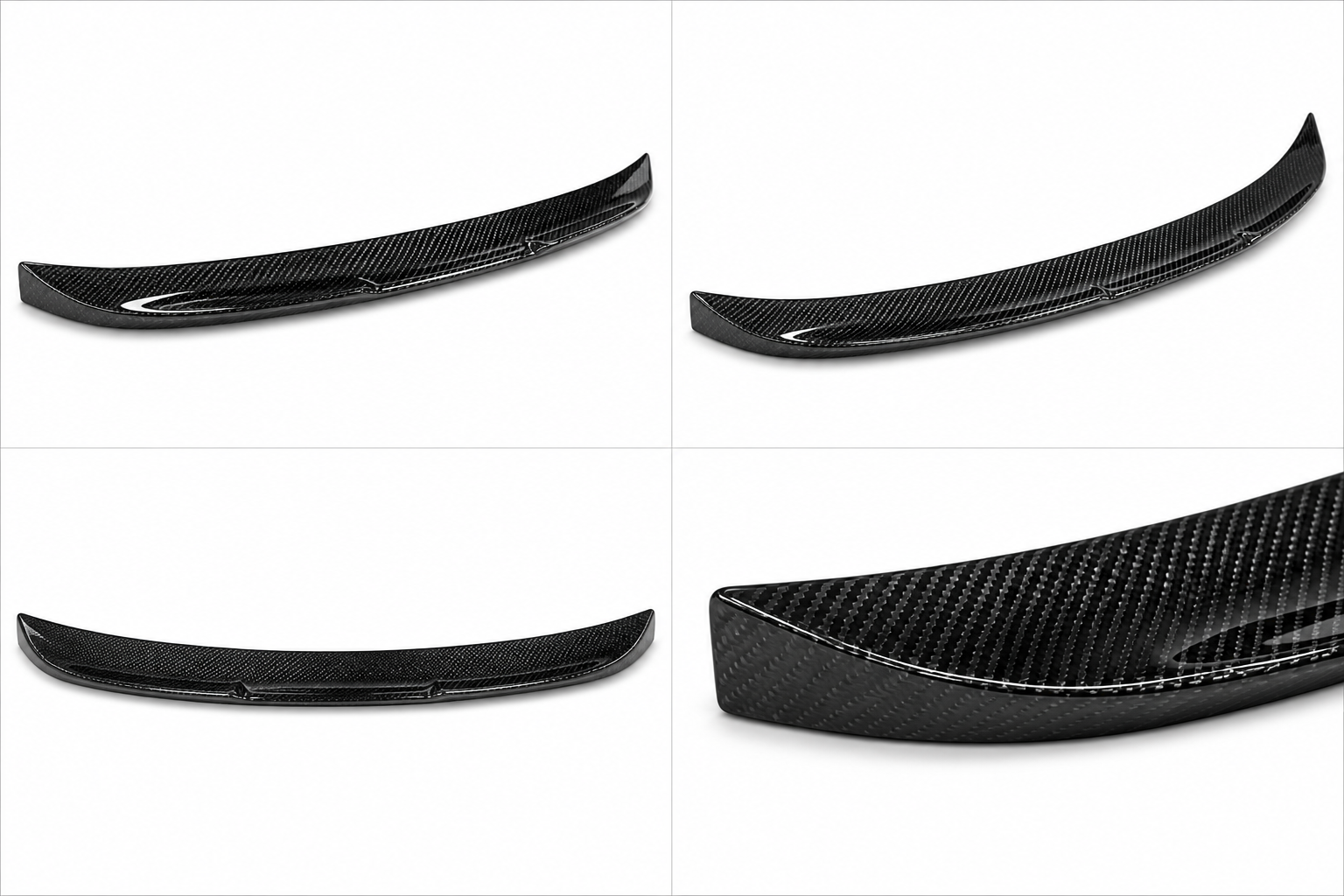 BMW F80 M3 / F30 3-Series - Carbon Fiber Extended Highkick Style Trunk Lip