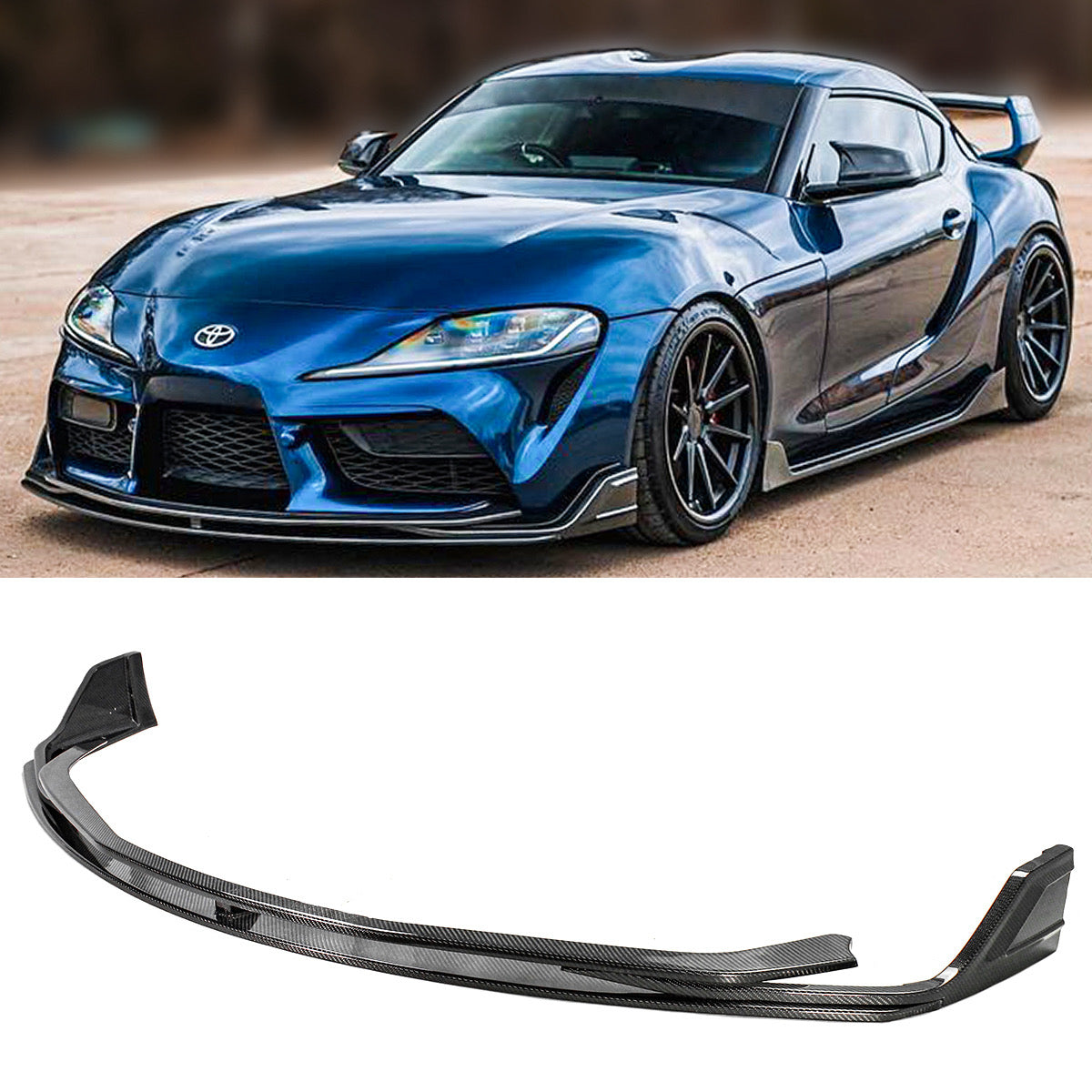 MKV Supra LAB Style Carbon Front Lip