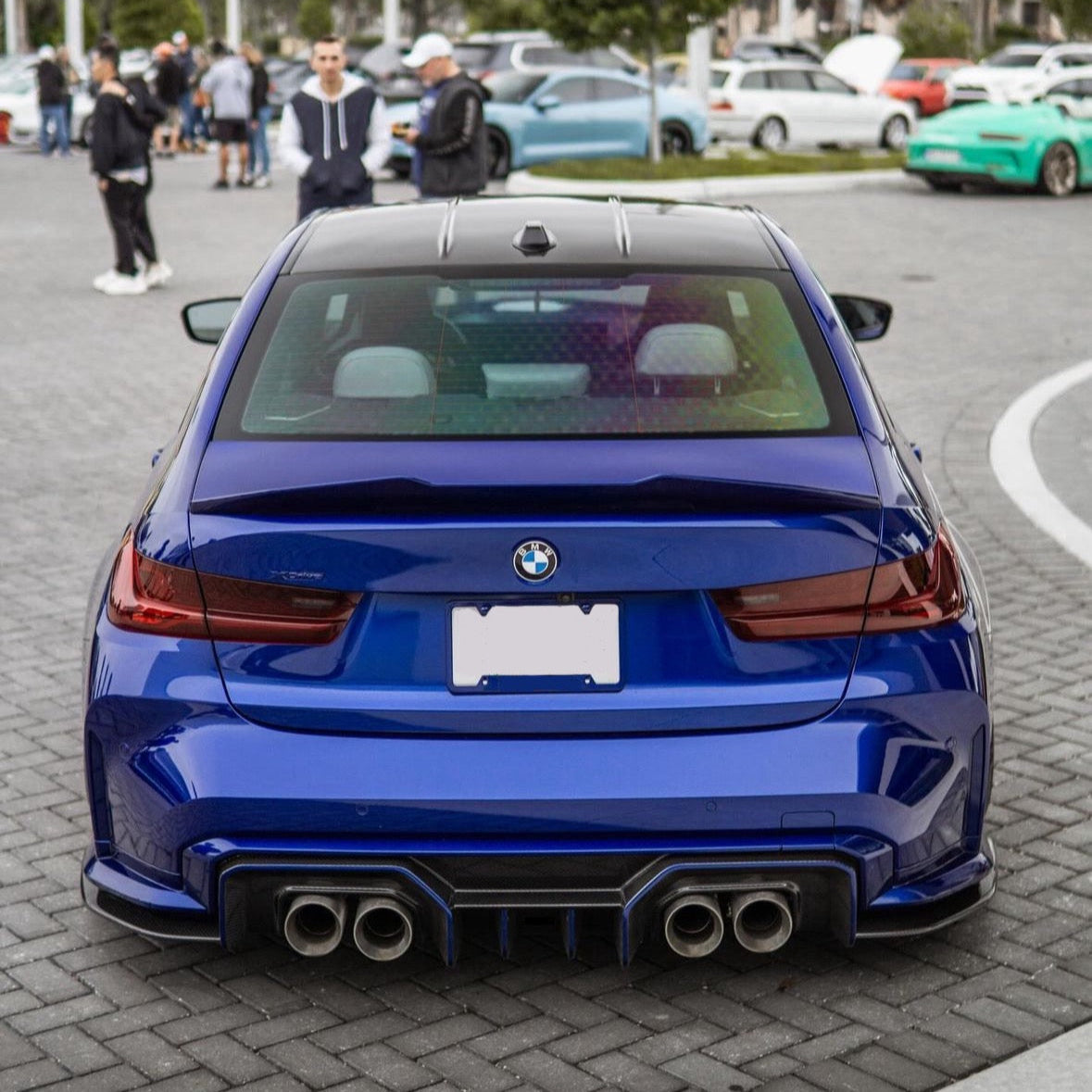G8X M3 | M4 AZ Carbon Fiber Rear Diffuser w/ Sides