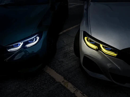 Laser Style LED Color Switching Yellow/White Headlights V1 - G20 3 Series (Pre-LCI Non-Laser Only)