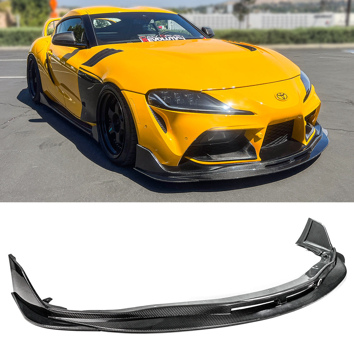 Supra HKS Style Carbon Front Lip