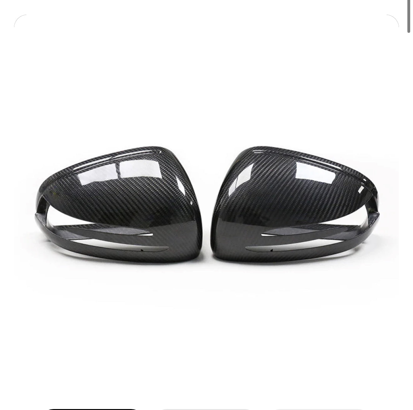 GT43 | GT53 | GT63 Dry Carbon Fiber Mirror Caps