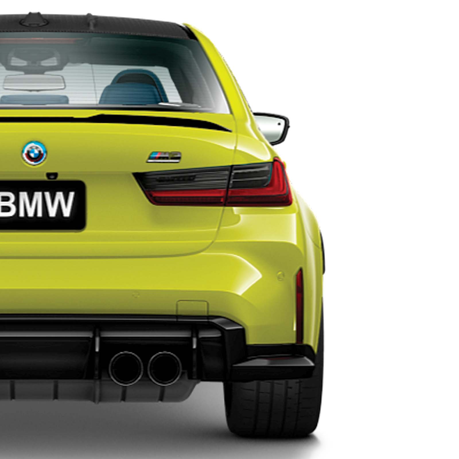 2021-2025 BMW G80 M3 Tail Light Smoke Tint Overlays