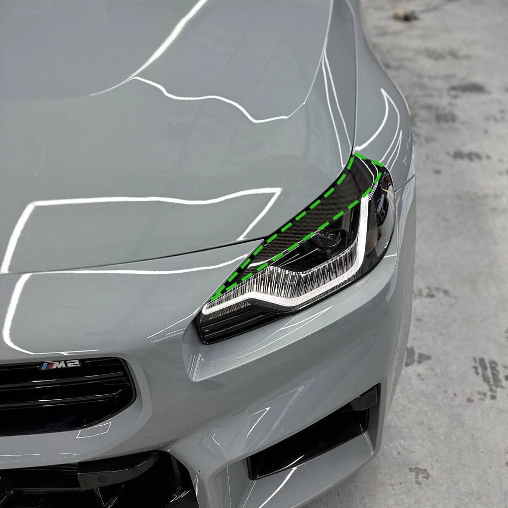 G87 M2 Dry Carbon Headlight Eyelid Cover