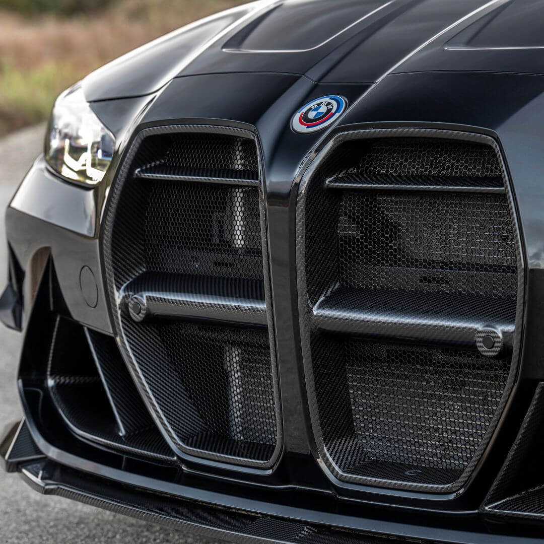 G8X M3 | M4 Dry Carbon GT3 Style Grill (with mesh)