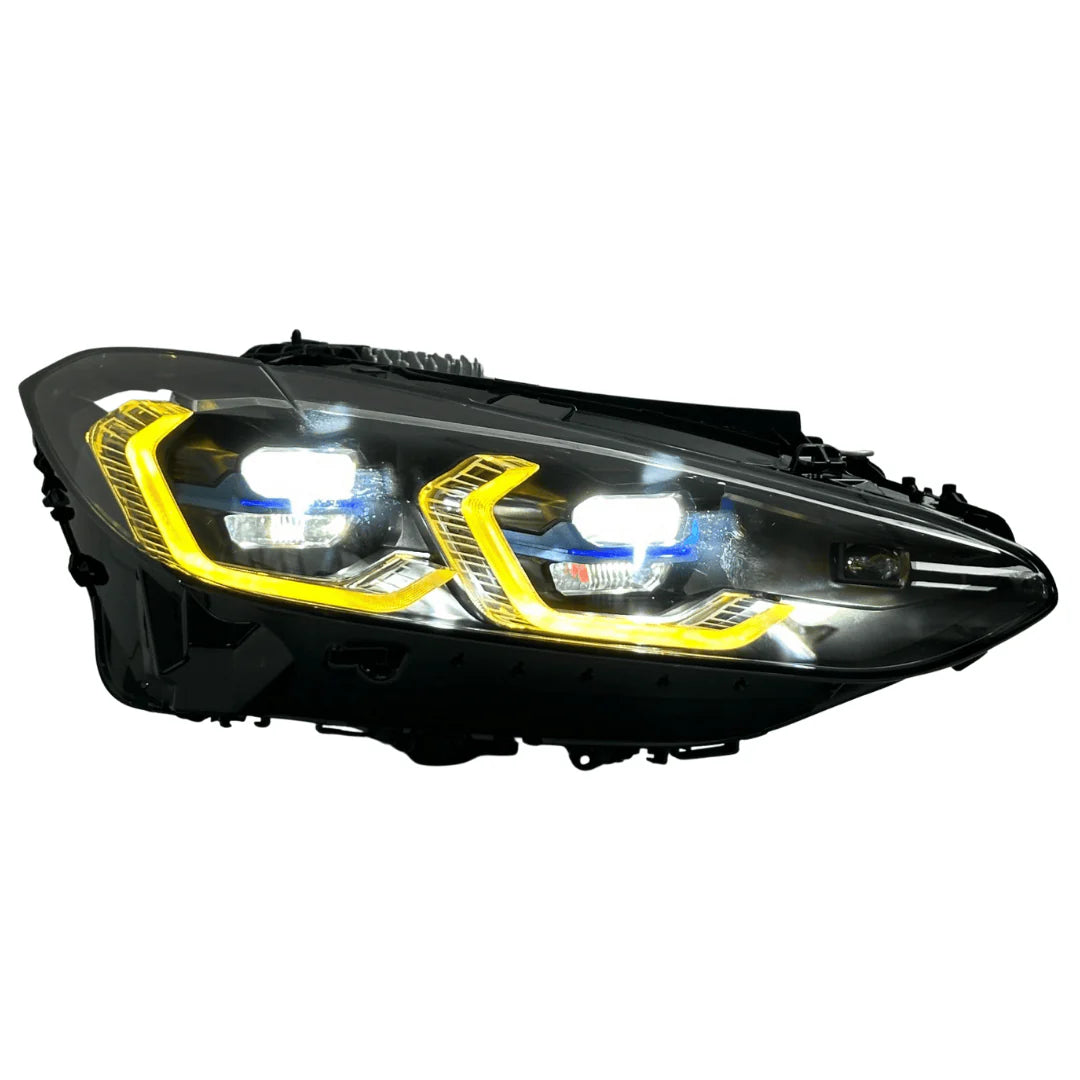 G8X G22 BMW Angel Eyes Headlights CSL Yellow/White 2021-2026