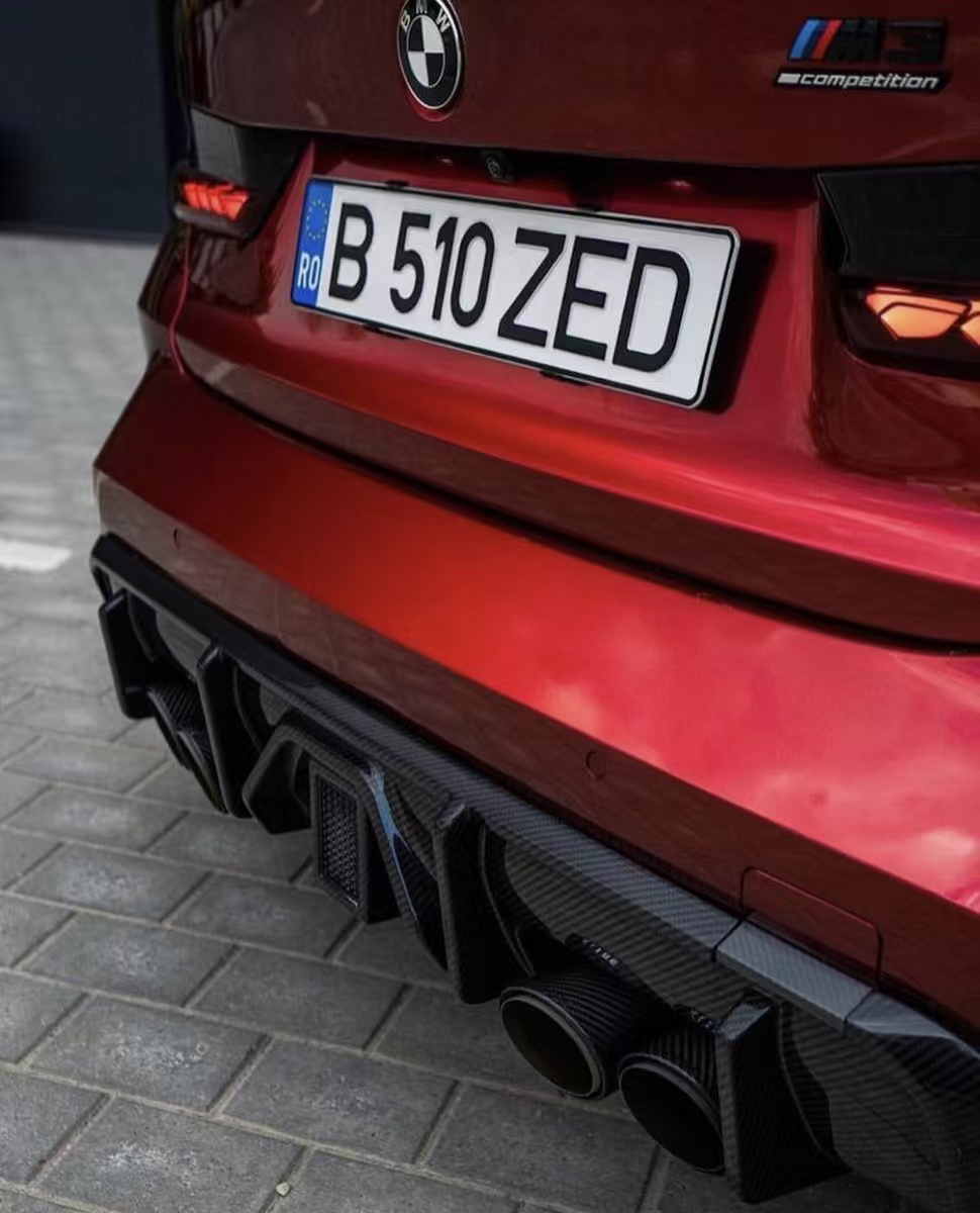 G8X M3 | M4 F1 Rear Dry Carbon Diffuser w/ Light