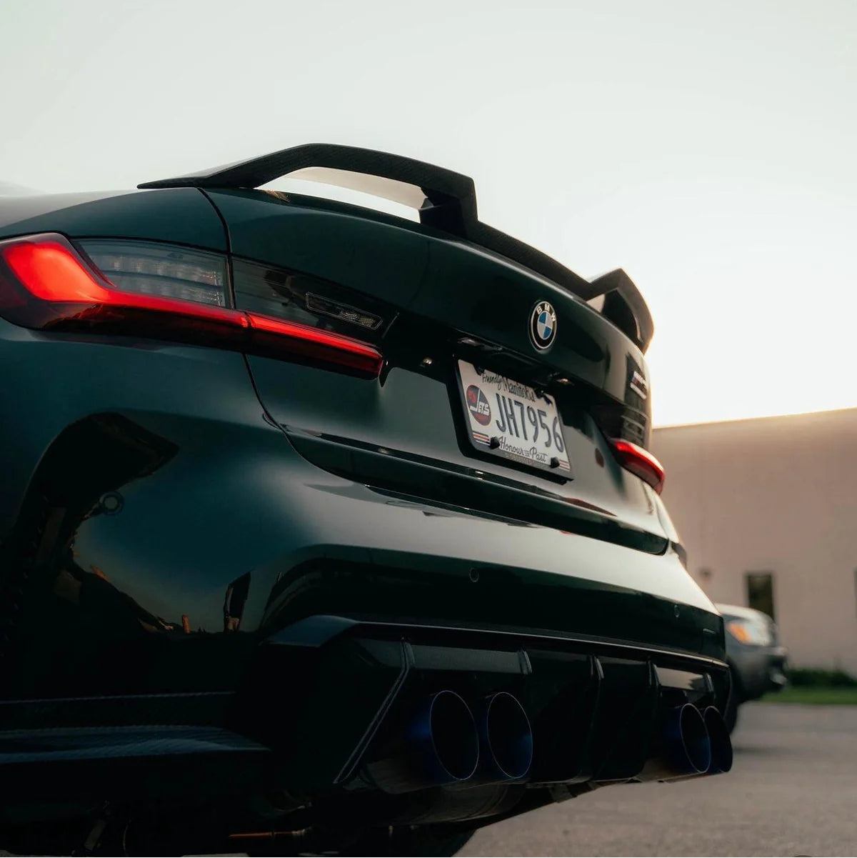 G80 M3 V Style Carbon Trunk Spoiler