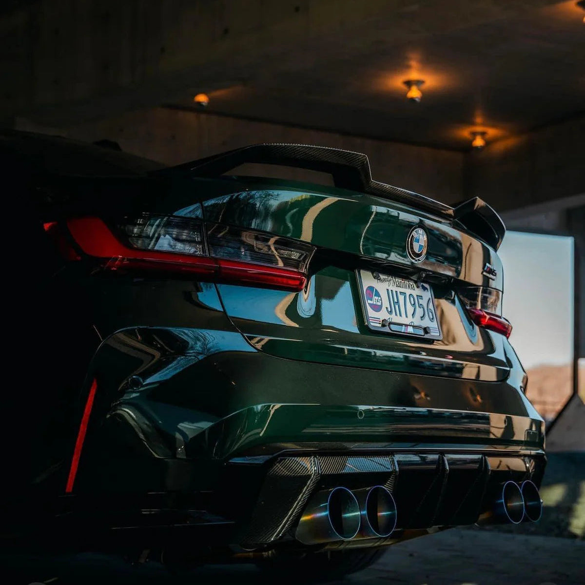 G80 M3 V Style Carbon Trunk Spoiler