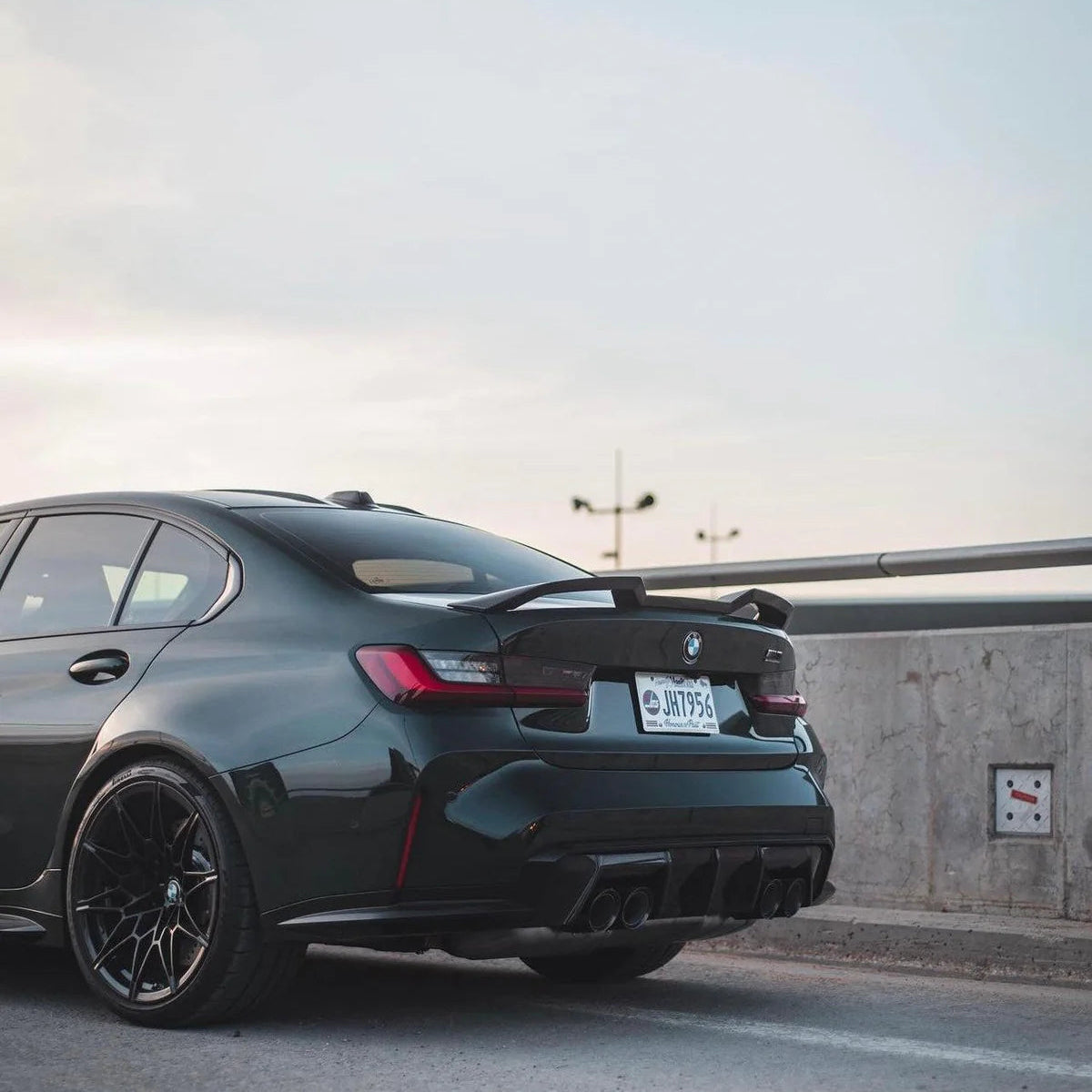 G80 M3 V Style Carbon Trunk Spoiler