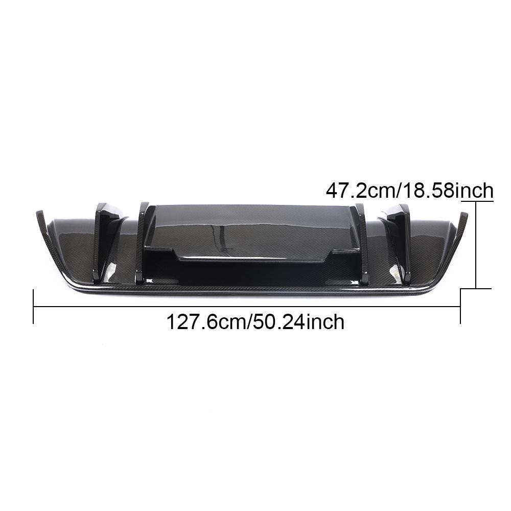 Audi R8 Carbon Fiber Rear Diffuser V Style