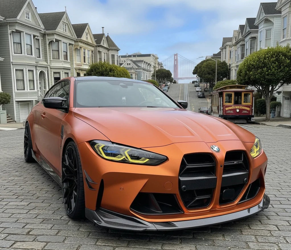 BMW G80 M3 G82 M4 Front Lip MH-V2 Style Dry Carbon