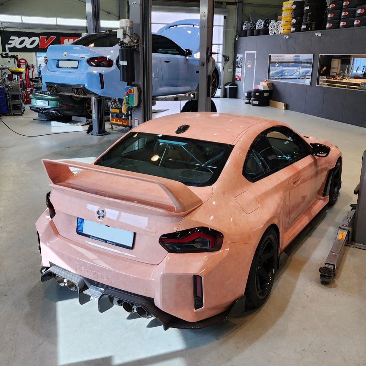 G87 BMW M2 AZ Style Diffuser
