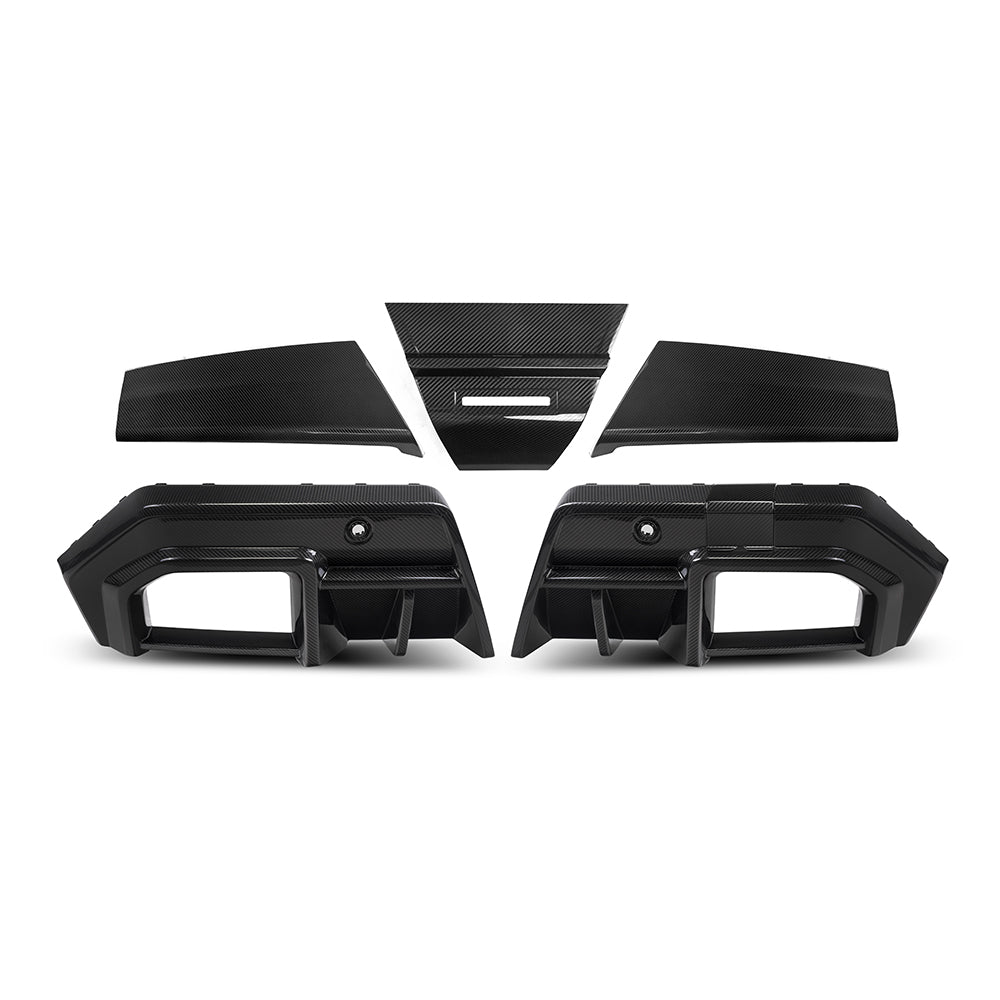 G90 G99 M5 SQ Dry Carbon Diffuser