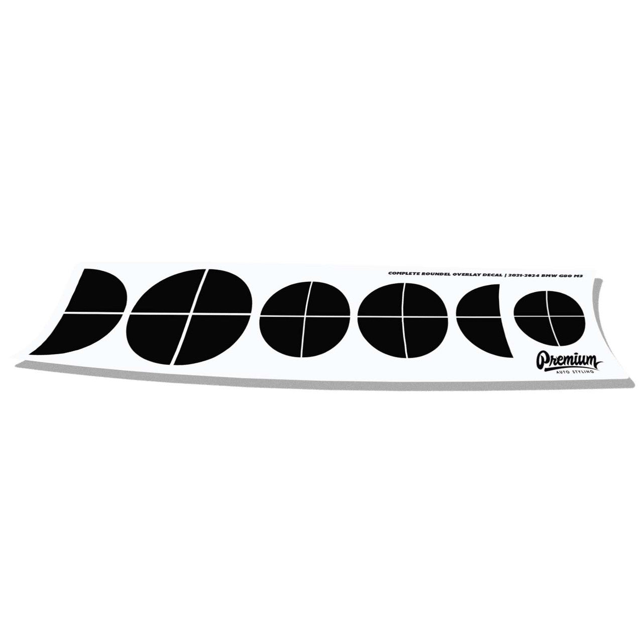 2021-2025 BMW G80 M3 Roundel Overlay Decals
