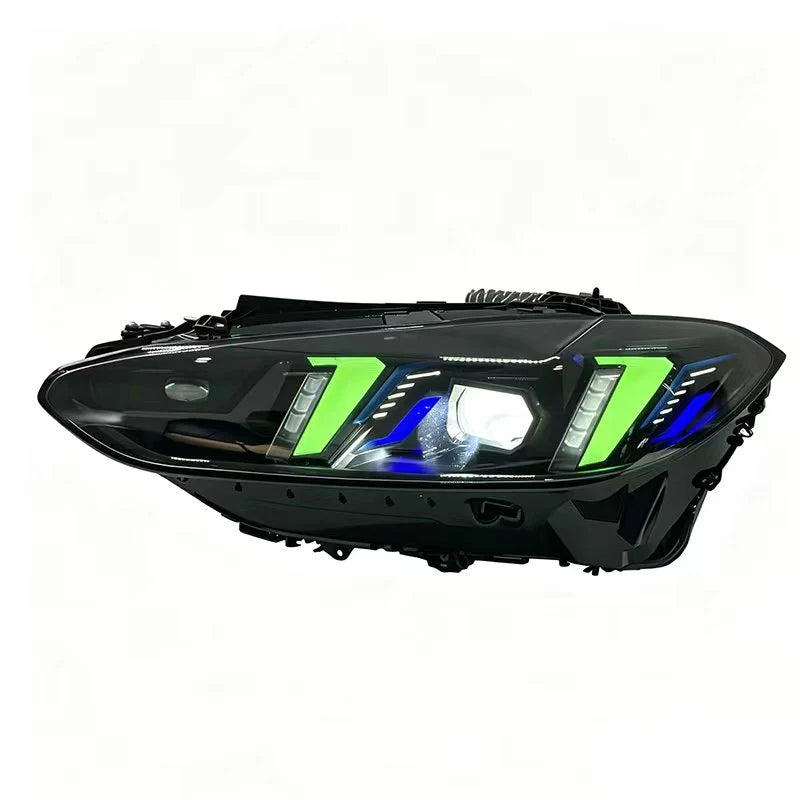 RGB Snake Eye LED headlight detail for BMW G80 G82 G22