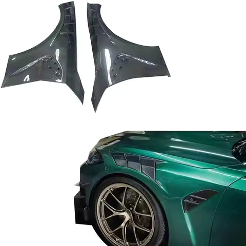 G80 G81 M3 Dry Carbon Fender Trim AN Style