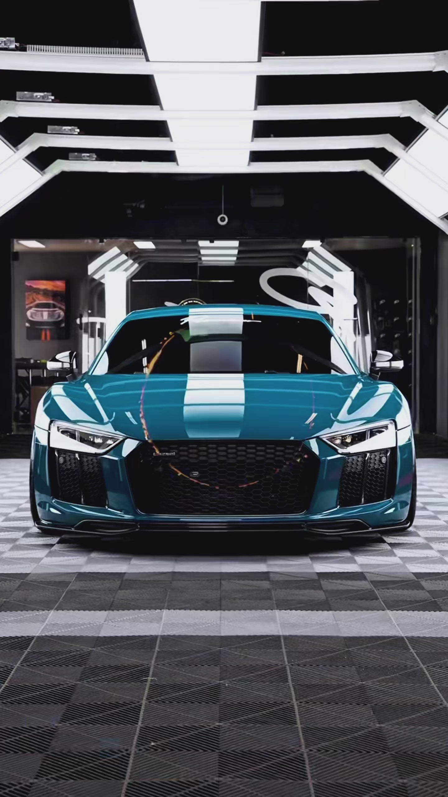 Audi R8 Gen2 Carbon Fiber Rear Wing