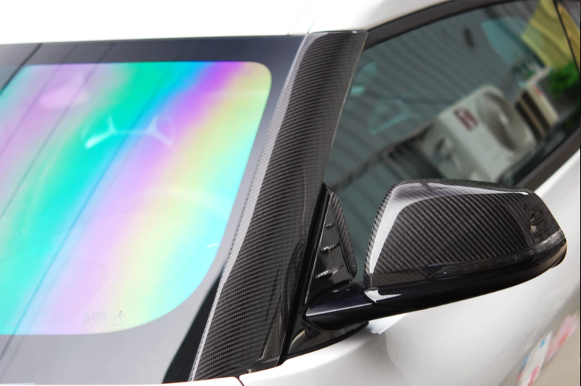 Toyota Supra MKV carbon fiber wind deflectors – view 5