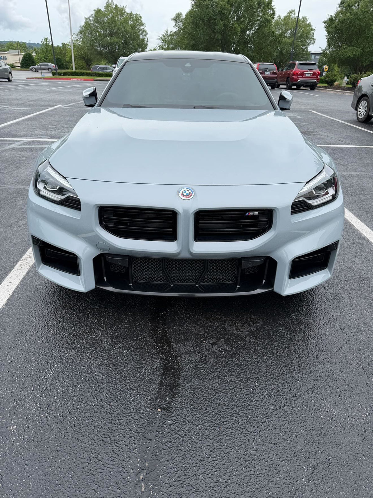 BMW G87 M2 five-piece lower front bumper protective mesh — image 9