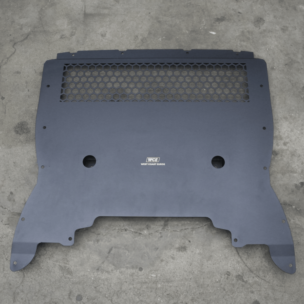 WCE Performance Skid Plates WCE S63TU Metal Oil Cooler Guard Skid Plate - F90 M5 / F92 M8
