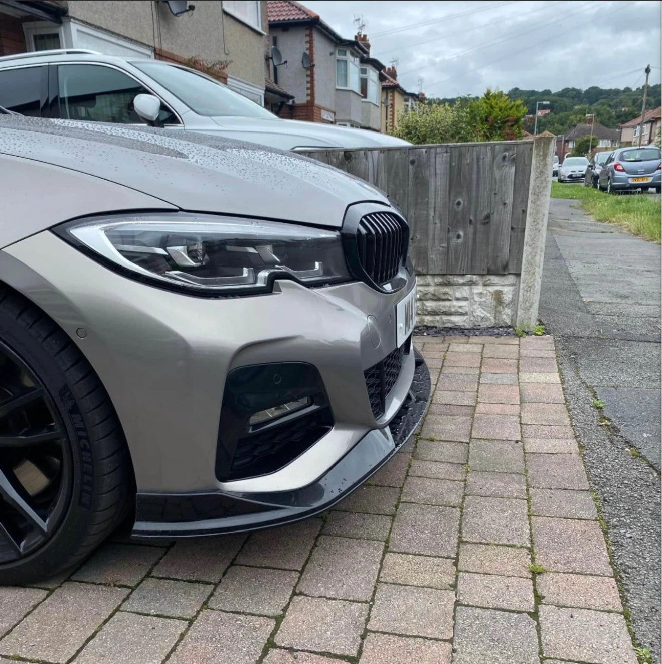 G20 3-Series Pre-LCI Gloss Black Front Lip 2019-2022