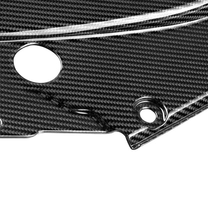 G80 M3 M4 Dry Carbon Fiber Headlight Top Cover Matte Finish